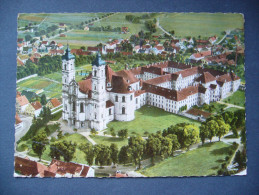 Germany: OTTOBEUREN Benediktinerabtei - Luftbild, Aerialview - Posted 1964 - Memmingen