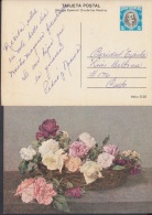 1979-EP-18 CUBA 1979. Ed.123e. MOTHER DAY SPECIAL DELIVERY. IMPRESO UJC. POSTAL STATIONERY. ROSAS. ROSE. FLOWERS. FLORES - Storia Postale