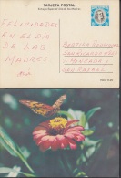 1980-EP-24 CUBA 1980. Ed.125b. MOTHER DAY SPECIAL DELIVERY. ENTERO POSTAL. POSTAL STATIONERY.MARIPOSA. BUTTERFLIE. FLOWE - Neufs