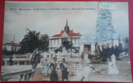 CPA13 BOUCHES DU RHÔNE MARSEILLE "EXPOSITION COLONIALE CAMBODGE" 1906  Ed QUENDE Marseille - Colonial Exhibitions 1906 - 1922