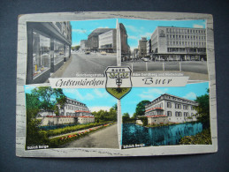 Germany: GELSENKIRCHEN - BUER - Goldbergstraße, Ecke Goldberg U. Hochstraße, Schloß Berge - Posted 1966 - Geilenkirchen