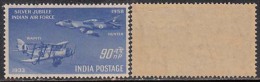 India MNH 1958, 90p Indian Air Force, Airplane, Aviation, Defence, - Unused Stamps