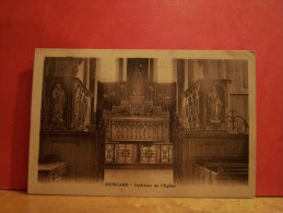 GUISCARD (OISE) INTERIEUR DE L'EGLISE. - Guiscard