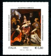 ITALIA / ITALY 2014** - Natale 2014  - 1 Val. Autoadesivo Come Da Scansione - 2011-20: Mint/hinged