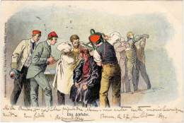 Delcampe - Die Abfurh - Duel  (Blessure)  - Incunable  1899 (74508) - Vor 1900