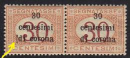 1225(3). Italy, Croatia, 1919, Occupation Of Dalmatia, Error - Line In Overprint, MNH (**) - Dalmatien