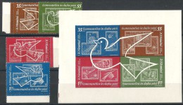 Rumania Aéreo 162/5 + HB54 ** - Unused Stamps