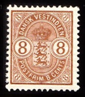 1903. Coat-of-Arms Type. 8 C. Brown. (Michel: 28) - JF103450 - Dänisch-Westindien