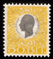 1905. Chr. IX. 50 Bit Grey/yellow. (Michel: 34) - JF103487 - Deens West-Indië