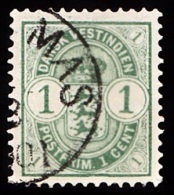 1903. Coat-of-Arms Type. 1 C. Green. (Michel: 21) - JF103493 - Danish West Indies