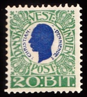 1905. Chr. IX. 20 Bit Blue/green. (Michel: 31) - JF103484 - Dänisch-Westindien