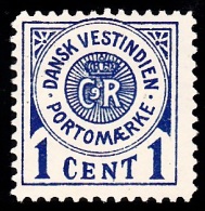 1902. Ring Type. 1 Cent Blue (Michel: P1) - JF103732 - Deens West-Indië
