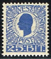 1905. Chr. IX. 25 Bit Ultramarine. (Michel: 32) - JF153402 - Deens West-Indië