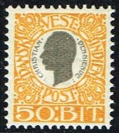 1905. Chr. IX. 50 Bit Grey/yellow. (Michel: 34) - JF153406 - Deens West-Indië