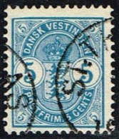 1903. Coat-of-Arms Type. 5 C. Blue. (Michel: 22) - JF153351 - Danish West Indies