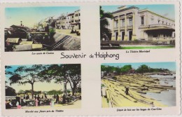 ASIE,ASIA,TONKIN,TONGKIN, TONG-KING,HAIPHONG,INDOCH INE FRANCAISE,viet Nam,THEATRE,QUAIS,BERGE CUA CAM,marché - Vietnam