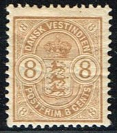 1903. Coat-of-Arms Type. 8 C. Brown. (Michel: 28) - JF153374 - Deens West-Indië