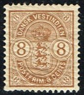 1903. Coat-of-Arms Type. 8 C. Brown. (Michel: 28) - JF153375 - Deens West-Indië