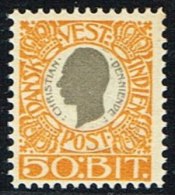 1905. Chr. IX. 50 Bit Grey/yellow. (Michel: 34) - JF153407 - Deens West-Indië