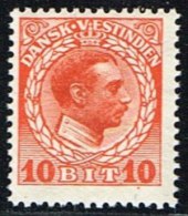 1915-1916. Chr. X. 10 Bit Red. (Michel: 50) - JF153454 - Dänisch-Westindien