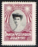 1911. Crown Princess Alexandrine. Thin. (Michel: 1911) - JF153525 - Deens West-Indië