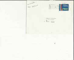 Enveloppe Flamme Timbrée De Exp: Mr G  Marchand A Genève Adressé A Mme P  Nicolas A Annecy 74 - Frankiermaschinen (FraMA)