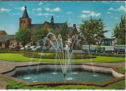 NL.- Baarle-Nassau - Sint Annaplein - Parochie O.L. Vrouw Van Bijstand. Fontein. Bus. Volkswagen.De Oude Garde. 2 Scans - Altri & Non Classificati