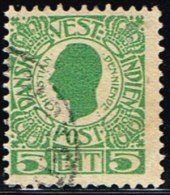 1905. Chr. IX. 5 Bit Green. (Michel: 29) - JF158920 - Danish West Indies