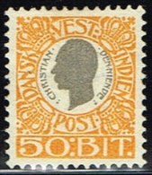 1905. Chr. IX. 50 Bit Grey/yellow. (Michel: 34) - JF158925 - Dänisch-Westindien