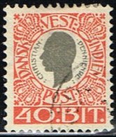 1905. Chr. IX. 40 Bit Grey/red. (Michel: 33) - JF158924 - Deens West-Indië