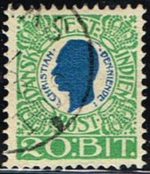 1905. Chr. IX. 20 Bit Blue/green. (Michel: 31) - JF158922 - Danish West Indies