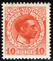 1915-1916. Chr. X. 10 Bit Red. (Michel: 50) - JF158911 - Dänisch-Westindien