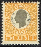 1905. Chr. IX. 50 Bit Grey/yellow. (Michel: 34) - JF157819 - Dänisch-Westindien