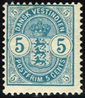 1903. Coat-of-Arms Type. 5 C. Blue. (Michel: 22) - JF158901 - Dänisch-Westindien