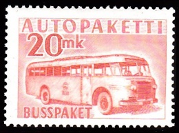 1952-1958. Mail Bus. 20 Mk. Orange. (Michel: 7) - JF100593 - Bus Parcels / Colis Par Autobus / Pakjes Per Postbus