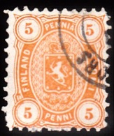 1875-1882. Coat Of Arms. Perf. L 11. 5 PENNI Yellow. (Michel: 13 Ayb) - JF100649 - Nuevos