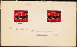 1955. 2X 20 PF.  STADE 11.5.55. USA.  (Michel: 211) - JF125820 - Other & Unclassified