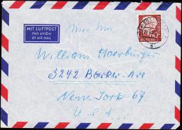 1957. 60 PF HEUSS DÜSSELDORF 20.4.57.  (Michel: 190) - JF123425 - Autres & Non Classés