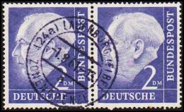1961. HEUSS. 2 DM PAIR. (Michel: 195) - JF125937 - Other & Unclassified