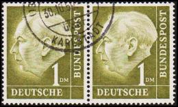 1959. HEUSS. 1 DM PAIR. (Michel: 194) - JF125946 - Other & Unclassified