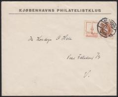 1930. 60th Birthday Of King Christian X. GALLE & JESSEN + 10 øre Brown On Cover From KØ... (Michel: R 42) - JF171192 - Variétés Et Curiosités