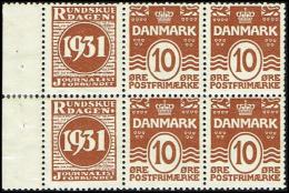 1931-1933. Wavy-line. RUNDSKUEDAGEN 1931 + 10 øre Yellowbrown. (Michel: R 48) - JF171121 - Abarten Und Kuriositäten