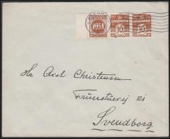 1931-1933. Wavy-line. RUNDSKUEDAGEN 1931 + 10 øre Yellowbrown On Cover From KØBENHAVN 2... (Michel: R 48) - JF171252 - Variétés Et Curiosités