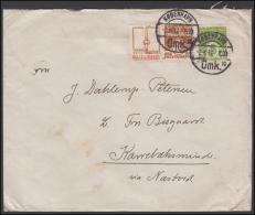 1931-1933. Wavy-line. GALLE & JESSEN + 10 øre Yellowbrown On Cover  From KØBENHAVN 4.8.32. (Michel: R 44) - JF171201 - Plaatfouten En Curiosa