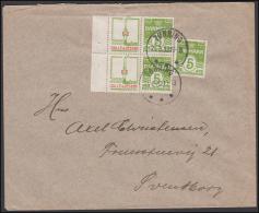 1931-1933. Wavy-line. GALLE & JESSEN + 3X5 øre Yellowgreen On Cover From TØRRING 25.5.33. (Michel: R 43) - JF171244 - Variétés Et Curiosités