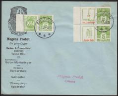 1931-1933. Wavy-line. RUNDSKUEDAGEN 1931 + 5 øre Yellowgreen And 4-block GALLE & JESSEN... (Michel: R 47) - JF171249 - Variedades Y Curiosidades