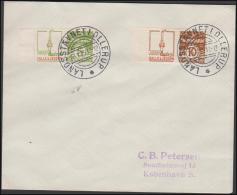 1931-1933. Wavy-line. GALLE & JESSEN + 5 øre Yellowgreen, GALLE & JESSEN +10 øre Yellow... (Michel: R 43 + R 44) - JF171 - Plaatfouten En Curiosa