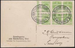 1931-1933. Wavy-line. Complete Bookletpane With 6-block RUNDSKUEDAGEN 1931 + 5 øre Yell... (Michel: R 47) - JF171260 - Errors, Freaks & Oddities (EFO)