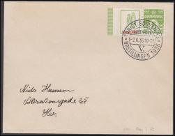 1931-1933. Wavy-line. Børnenes Kontor (with Frame, Red Text) + 5 øre Yellowgreen On Cov... (Michel: R 49) - JF171264 - Plaatfouten En Curiosa