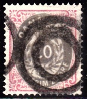 1875. Bi-coloured. 20 Øre Grey/red. Perf. 14x13½. Normal Frame With Mute Moneyorder Can... (Michel: 28IYA) - JF157577 - Ongebruikt